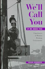 Cover of: We'll call you if we need you by Susan Eisenberg