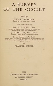 Cover of: A survey of the occult