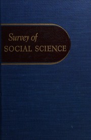 Cover of Survey of social science by marion bush smith