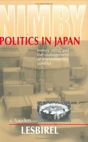 Cover of: Nimby Politics in Japan by S. Hayden Lesbirel