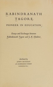 Cover of: Tagore, Rabindranath by Rabindranath Tagore, Rabindranath Tagore