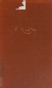 Cover of: TAGEBUCHER 1910-1923 (GESAMMELTE WERKE Herausgegeben von Max Brod)