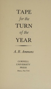 Cover of: Tape for the turn of the year