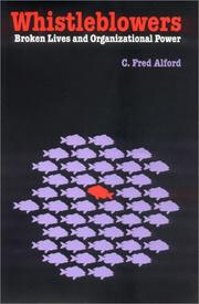 Cover of: Whistleblowers by C. Fred Alford