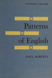 Cover of: Teacher's guide to Patterns of English
