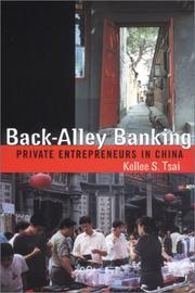 Cover of: Back-Alley Banking by Kellee S. Tsai