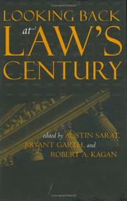 Cover of: Looking Back at Law's Century by 