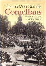 Cover of: The 100 Most Notable Cornellians