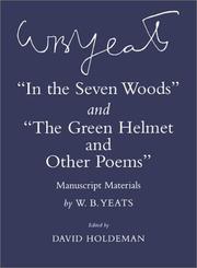 Cover of: In the seven woods: being poems chiefly of the Irish heroic age