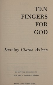 Cover of: Ten fingers for God