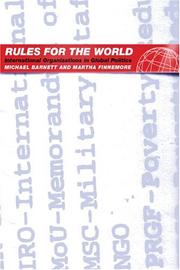 Cover of: Rules For The World: International Organizations In Global Politics