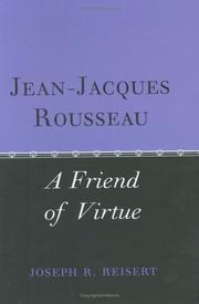 Cover of: Jean-Jacques Rousseau by Joseph R. Reisert