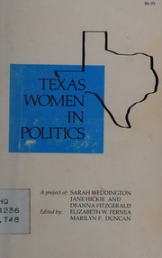 Cover of: Texas women in politics