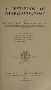Cover of A textbook of pharmacognosy.