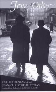 Cover of: The Jew And The Other by Esther Benbassa, Jean-Christophe Attias
