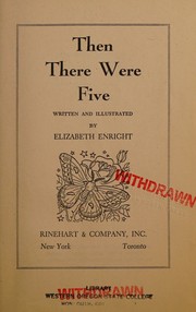Cover of: Then there were five