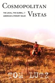 Cover of: Cosmopolitan vistas: American regionalism and literary value