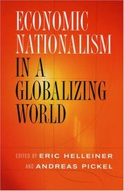 Cover of: Economic Nationalism In A Globalizing World (Cornell Studies in Political Economy) by 