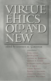 Cover of: Virtue Ethics, Old And New