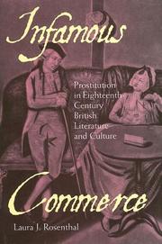 Cover of: Infamous Commerce: Prostitution in Eighteenth-Century British Literature And Culture