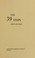 Cover of: The Thirty Nine Steps (Houghton Mifflin Ed)
