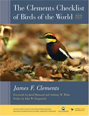 The Clements checklist of birds of the world by James F. Clements