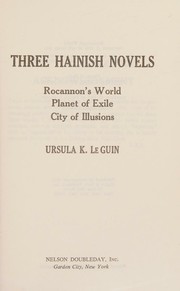 Cover of: Three Hainish novels