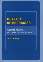 Cover of: Healthy Democracies by Joseph Wong