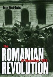 Cover of: The Romanian Revolution of December 1989 by Peter Siani-Davies