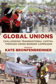 Cover of: Global Unions by Kate Bronfenbrenner