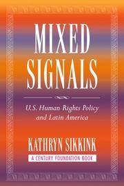 Cover of: Mixed Signals by Kathryn Sikkink, Kathryn Sikkink