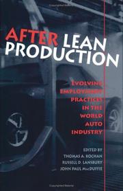 Cover of: After Lean Production by 