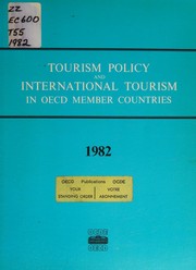 Cover of: Tourism policy and international tourism in OECD member countries.
