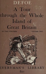Cover of A Tour through the Whole Island of Great Britain by daniel defoe,samuel richardson