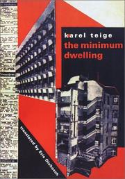 Cover of: The  Minimum Dwelling