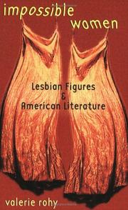 Cover of: Impossible women: lesbian figures & American literature