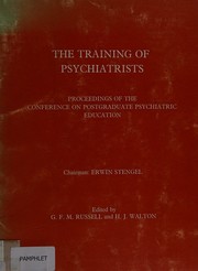 Cover of: The training of technician engineers.