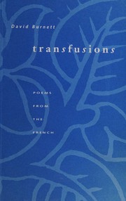 Cover of: Transfusions by Alfred David Burnett, Alfred David Burnett