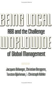 Cover of: Being Local Worldwide | 