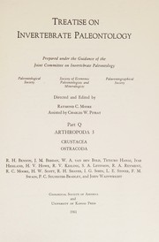 Cover of: Treatise on Invertebrate Paleontology; Part Q / Arthropoda 3