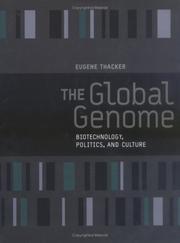 Cover of: The Global Genome by Eugene Thacker