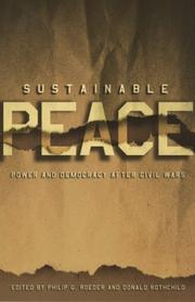Cover of: Sustainable peace by edited by Philip G. Roeder and Donald Rothchild.