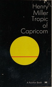 Cover of: Tropic of capricorn