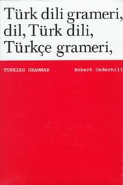 Cover of: Turkish grammar