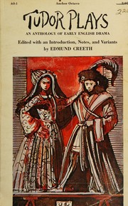 Front cover of Tudor plays by Edmund Creeth