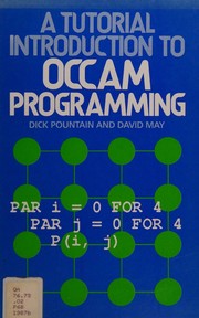 Cover of: A tutorial introduction to OCCAM programming
