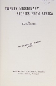 Cover of: Twenty missionary stories from Africa.