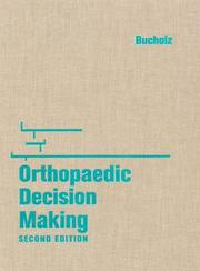 Cover of: Orthopaedic decision making