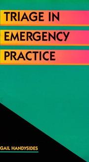 Cover of: Triage in emergency practice