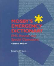 Cover of: Mosby's Emergency Dictionary by William Garcia